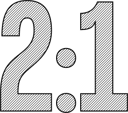 2:1