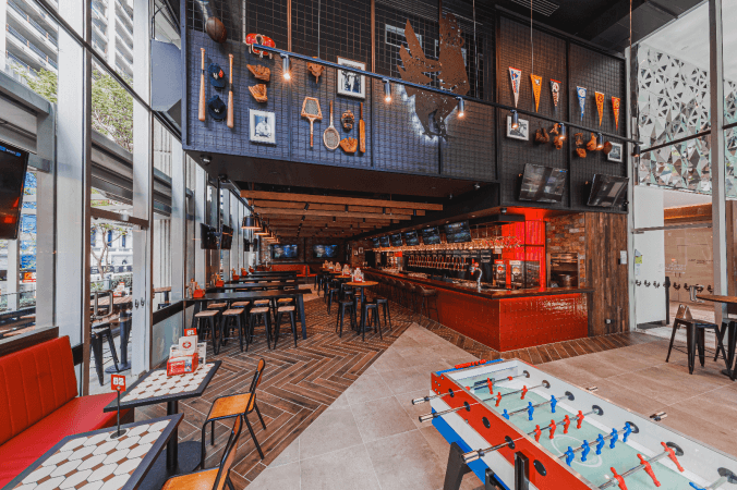 Best Sports Bars in Brisbane - Winghaus - Edward Street