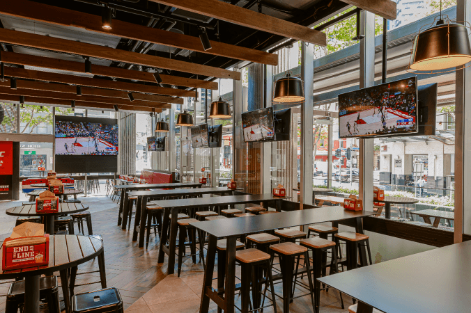Best Sports Bars in Brisbane - Winghaus - Edward Street