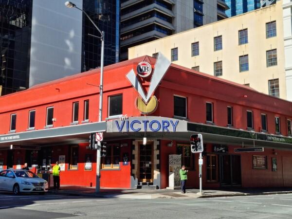 Best Sports Bars in Brisbane City - The Victory Hotel Brisbane