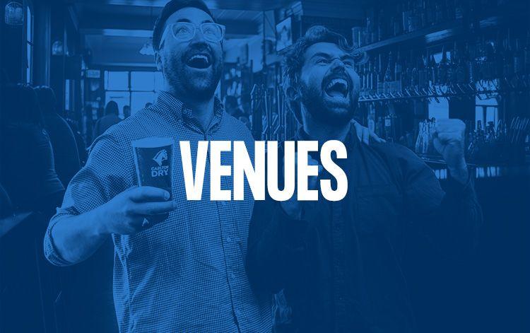 Find your nearest venue for Carlton Dry Footy Tipping