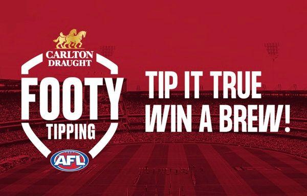 Simply tip a winner and margin a win a free pot of Carlton Draught every round of the 2023 AFL season. 
