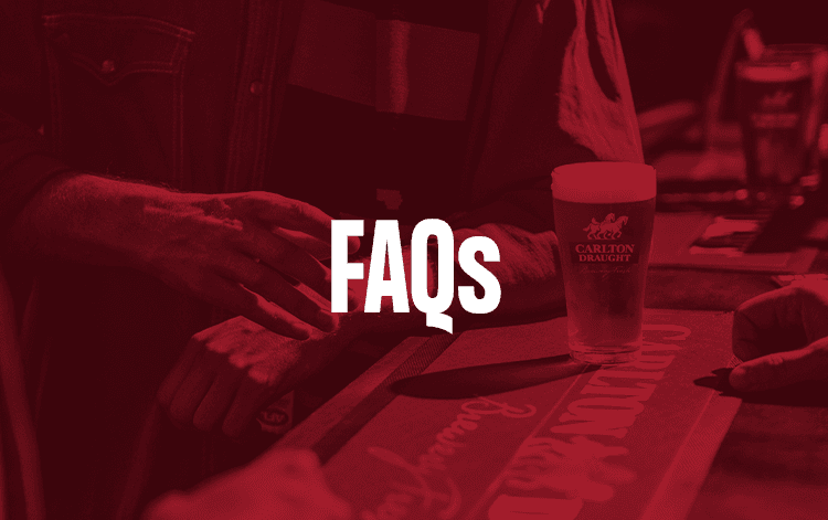 Commonly asked questions and extra information about Carlton Draught Footy Tipping 
