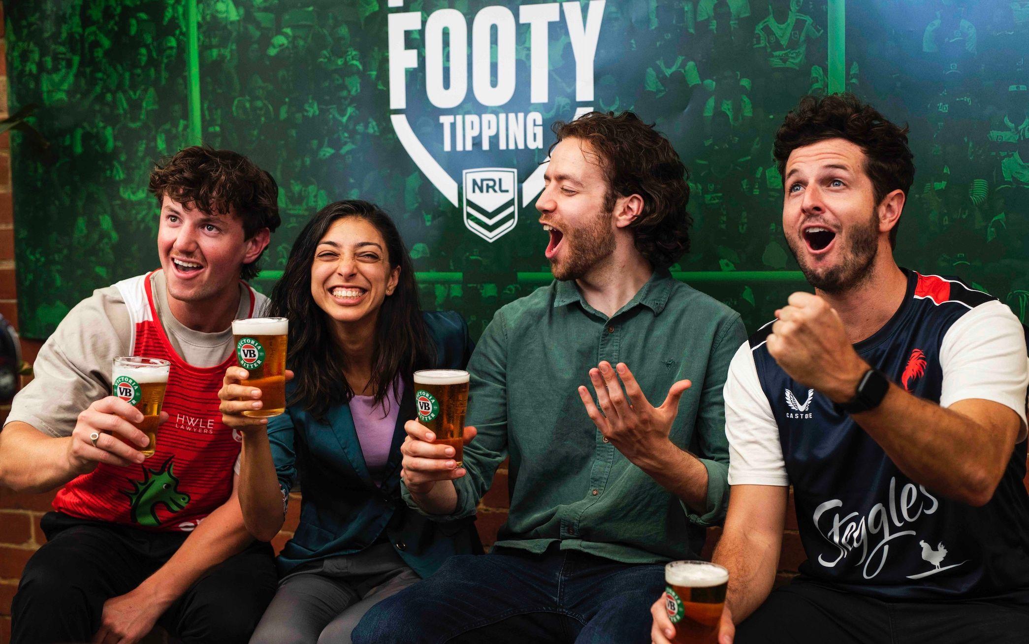 NRL footy tipping, VB footy tipping, footy tipping competition, pub tipping, footy tipping