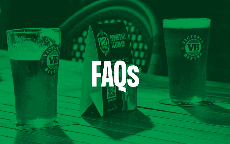 Commonly asked questions and any extra information you may want to know about VB NRL Footy Tipping
